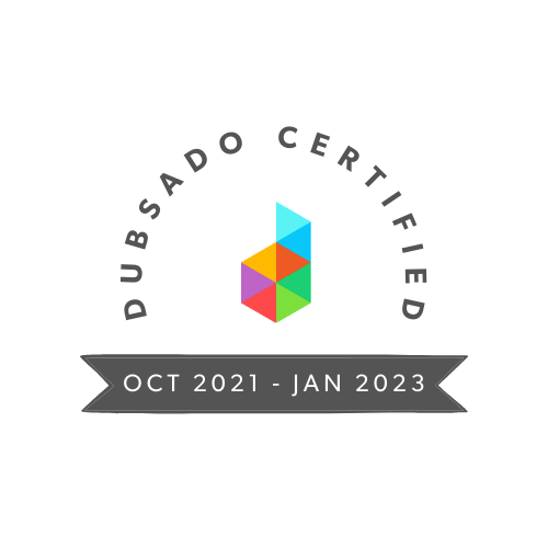 Certified Dubsado Specialist Badge for Charlotte Isaac
